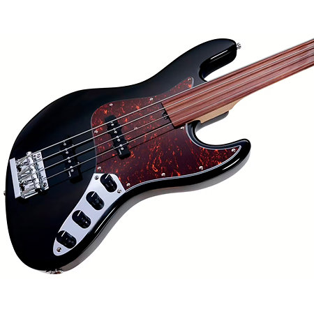 MetroExpress Vintage JJ Fretless Black Pearl 4 Cordes Touche Palissandre Sadowsky