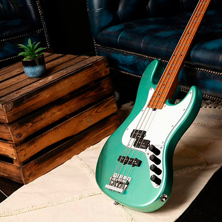 MetroExpress Vintage JJ Sage Green Metallic Érable Sadowsky