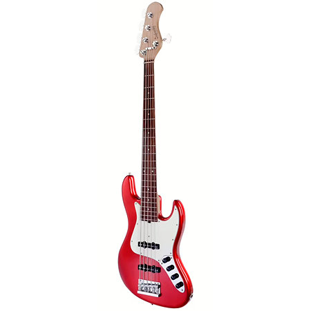MetroExpress Vintage JJ Candy Apple Red 5 Cordes Érable Sadowsky
