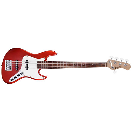 MetroExpress Vintage JJ Candy Apple Red 5 Cordes Palissandre Sadowsky