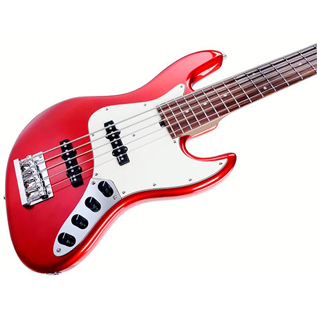 MetroExpress Vintage JJ Candy Apple Red 5 Cordes Palissandre Sadowsky