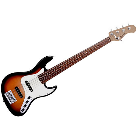 MetroExpress Vintage JJ Tobacco Sunburst 5 Cordes Érable Sadowsky