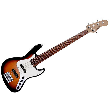 MetroExpress Vintage JJ Tobacco Sunburst 5 Cordes Palissandre Sadowsky