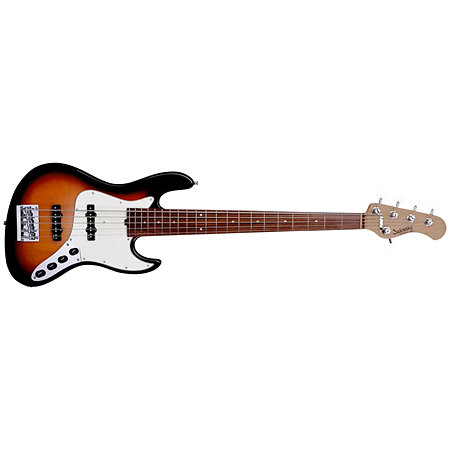 MetroExpress Vintage JJ Tobacco Sunburst 5 Cordes Palissandre Sadowsky