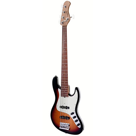 MetroExpress Vintage JJ Tobacco Sunburst 5 Cordes Palissandre Sadowsky