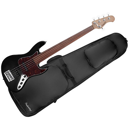 Sadowsky MetroExpress Vintage JJ Black Pearl Fretless 5 Cordes Palissandre