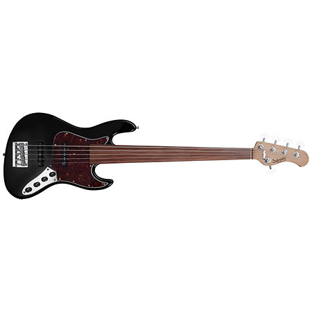 MetroExpress Vintage JJ Black Pearl Fretless 5 Cordes Palissandre Sadowsky