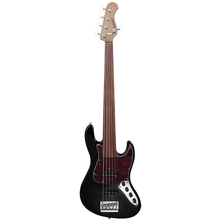 MetroExpress Vintage JJ Black Pearl Fretless 5 Cordes Palissandre Sadowsky