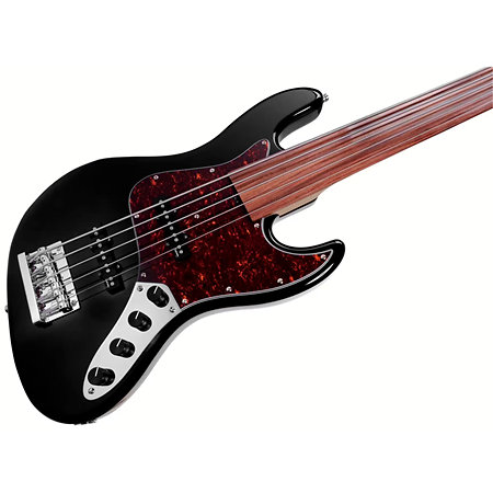 MetroExpress Vintage JJ Black Pearl Fretless 5 Cordes Palissandre Sadowsky