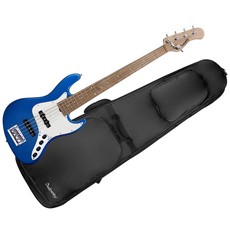 MetroExpress Vintage JJ Ice Blue Metallic 5 Cordes Érable Sadowsky