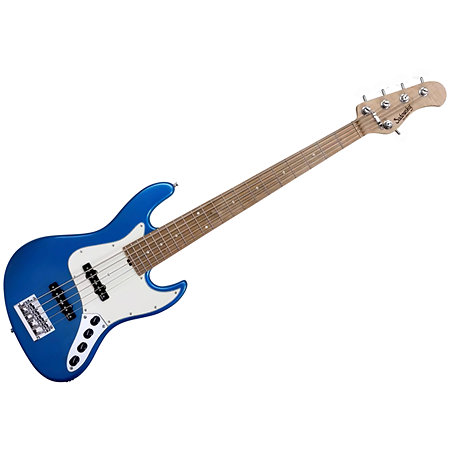 MetroExpress Vintage JJ Ice Blue Metallic 5 Cordes Érable Sadowsky