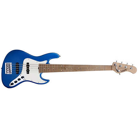 MetroExpress Vintage JJ Ice Blue Metallic 5 Cordes Érable Sadowsky