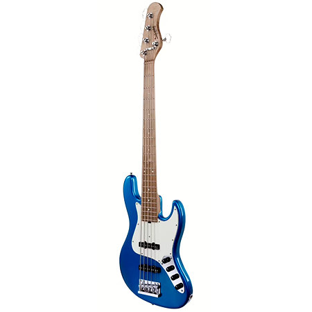 MetroExpress Vintage JJ Ice Blue Metallic 5 Cordes Palissandre Sadowsky