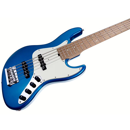MetroExpress Vintage JJ Ice Blue Metallic 5 Cordes Palissandre Sadowsky