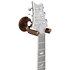LVY-FGHNGR-BRBN Support mural pour guitare en fer forgé laiton avec protections en cuir Brown Levy s