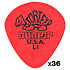 472RL1 Tortex Jazz I Red Light Sachet de 36 Dunlop