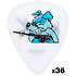 BL26R100 Frank Kozik Anger Management Issues White 1.00 mm Sachet de 36 Dunlop