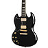 SG Custom Lefty Ebony Gaucher + Housse Epiphone