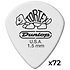 478R150 Tortex White Jazz III 1,50 mm Sachet de 72 Dunlop