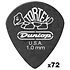 482R100 Dunlop Tortex Pitch Black Jazz III 1,00 mm Sachet de 72 Dunlop