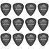 488P60 Tortex Pitch Black 0,60 mm Sachet de 12 Dunlop