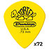 498R73 Tortex Jazz III XL 0,73 mm Sachet de 72 Dunlop