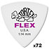 456R114 Tortex Flex Triangle 1,14 mm Sachet de 72 Dunlop