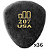 477R207 Jazztone Large Round Tip Sachet de 36 Dunlop
