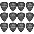 488P88 Tortex Pitch Black 0,88 mm Sachet de 12 Dunlop