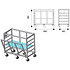 CHAREML1000500 Chariot de transport pour 4 EML 1000 x 500 mm ASD