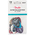 Dotted Celluloid Medley Picks, 351 Shape, Heavy - Sachet de 12 Fender