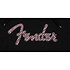 Pink Checker Logo Hoodie M Fender