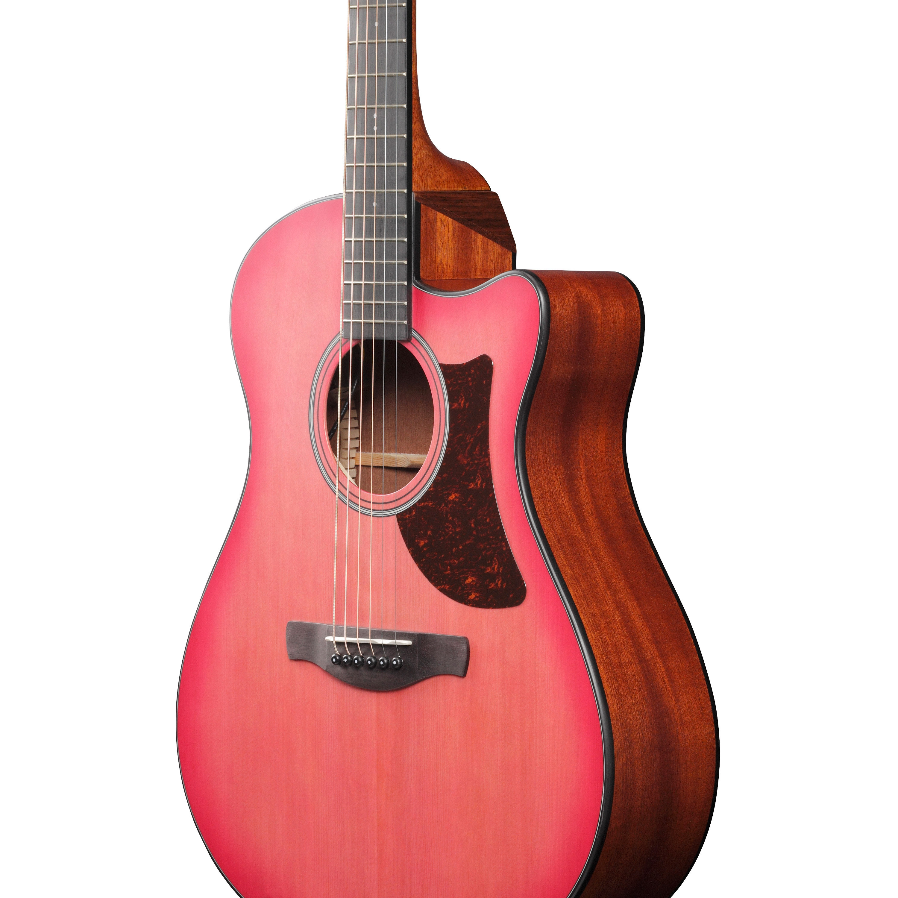 Ibanez AAM50CE-CRO Coral Red Burst Open Pore - Guitare folk électro ...