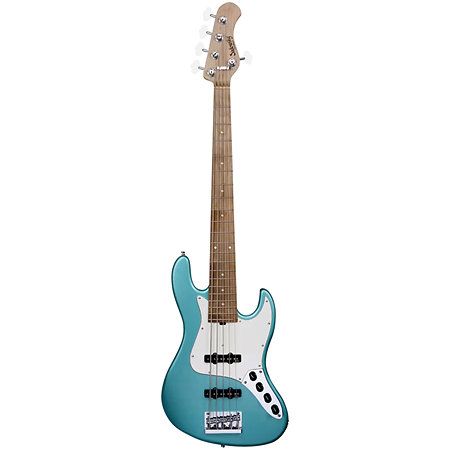 MetroExpress Vintage JJ Sage Green Metallic 5 Cordes Érable Sadowsky