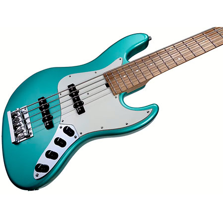MetroExpress Vintage JJ Sage Green Metallic 5 Cordes Érable Sadowsky
