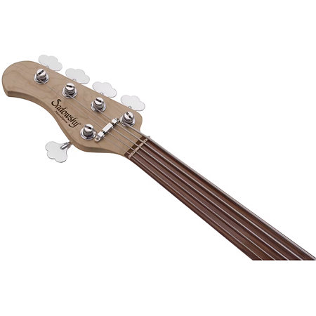 Sadowsky MetroExpress Vintage JJ Black Pearl Fretless 5 Cordes Palissandre Gaucher