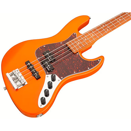 MetroExpress Hybrid PJ Candy Apple Orange Metallic Érable Sadowsky