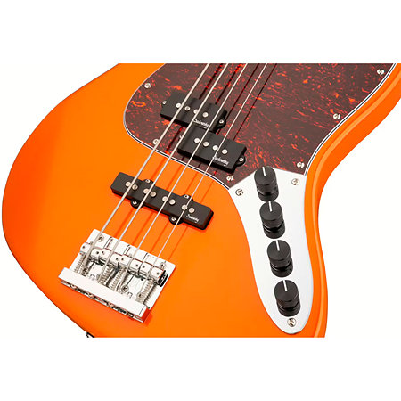 MetroExpress Hybrid PJ Candy Apple Orange Metallic Érable Sadowsky