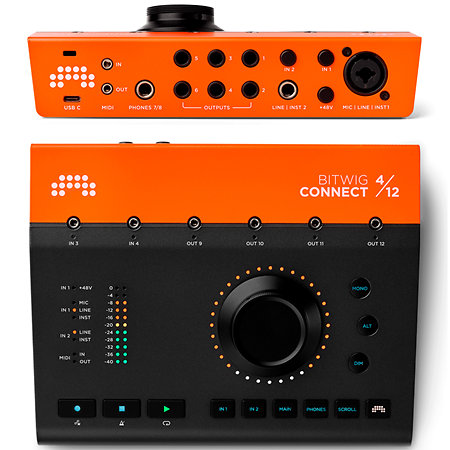 Connect 4/12 Bitwig