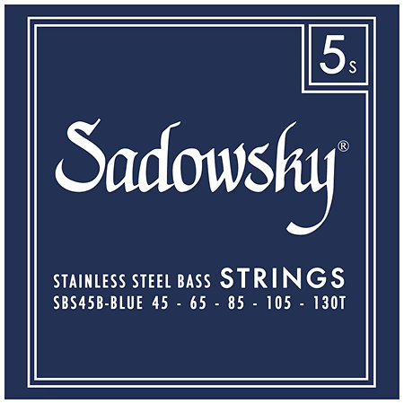 Sadowsky Blue Label Stainless steel 5 cordes 45-130T