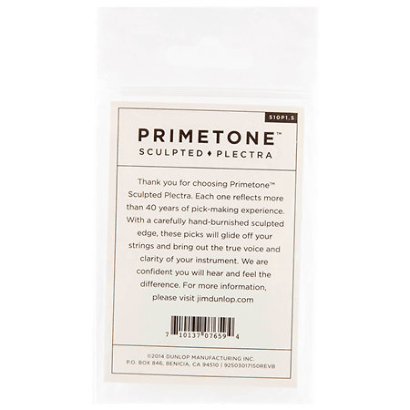 510P150 Primetone Standard Grip 1,50 mm Sachet de 3 Dunlop