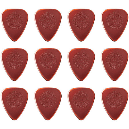 Dunlop 510R130 Primetone Standard Grip 1,30 mm Sachet de 12