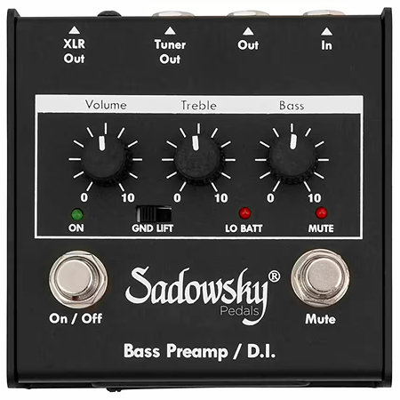 Sadowsky SBP-1 Pédale de préampli basse avec DI
