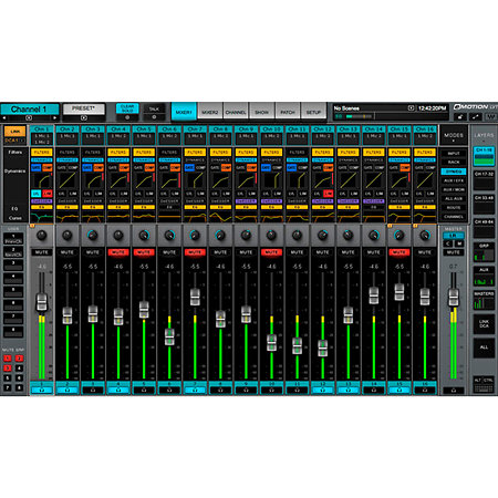 Waves eMotion LV1 Live Mixer 64 Stereo Channels