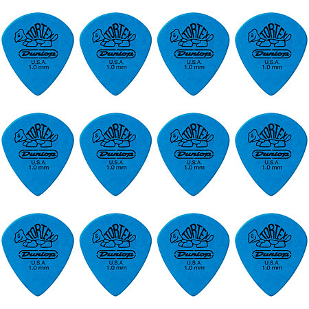 Dunlop 498P100 Tortex Jazz III XL 1,00 mm Sachet de 12