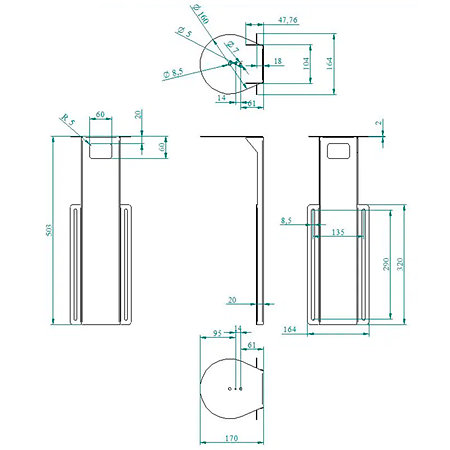 Support caméra 11378 Euromet