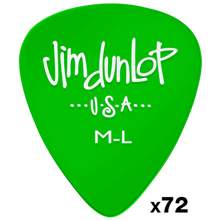 Dunlop 486RML Gels Medium Light Sachet de 72