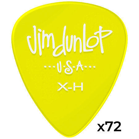 Dunlop 486RXH Gels Yellow Extra Heavy Sachet de 72