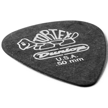 488R50 Tortex Pitch Black 0,50 mm Sachet de 72 Dunlop