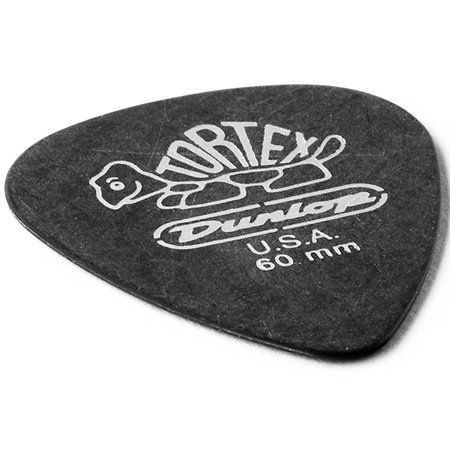 488R60 Tortex Pitch Black 0,60 mm Sachet de 72 Dunlop